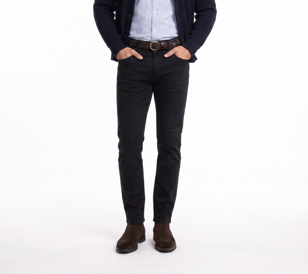 Tomasso 5 Pocket Lyocell Cotton Spandex - American Navy
