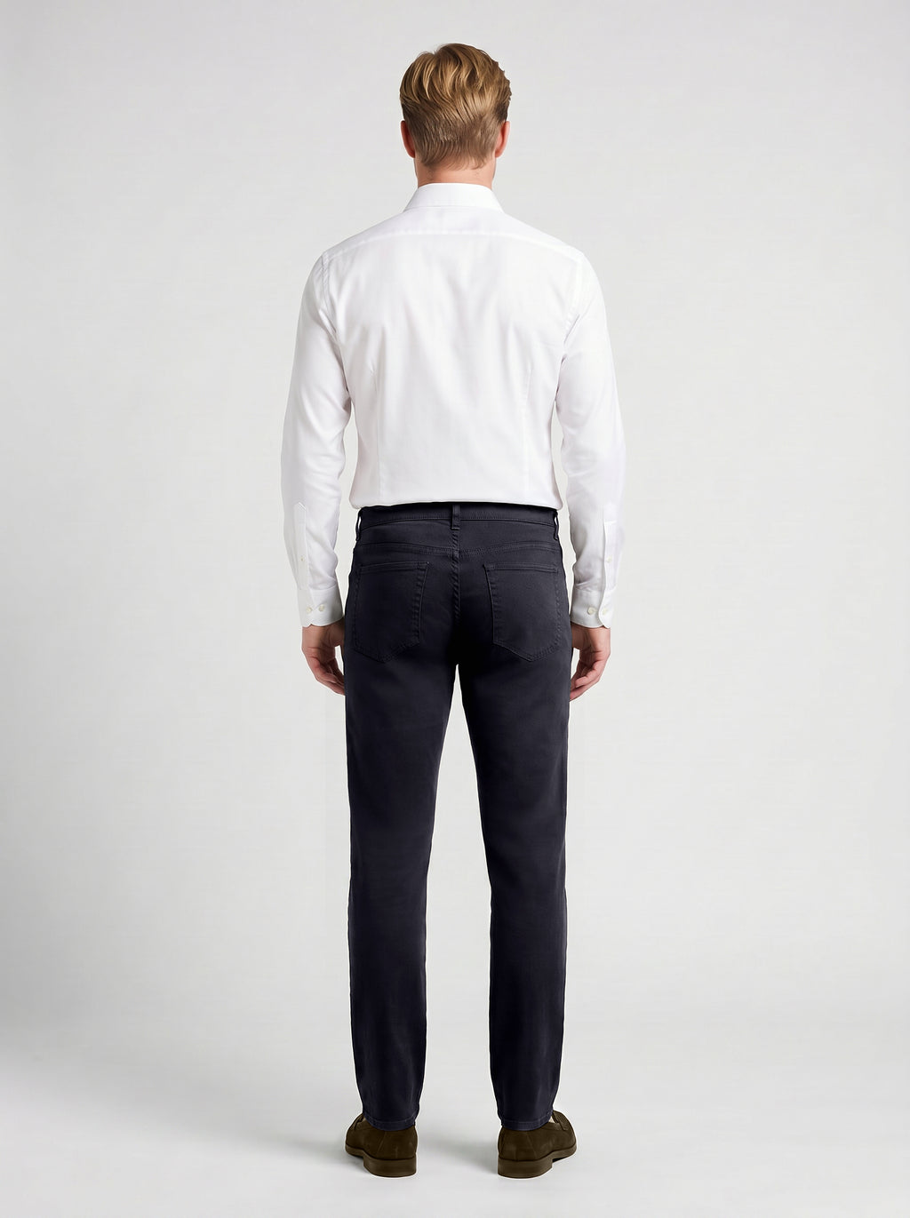 Tomasso 5 Pocket Lyocell Cotton Spandex - American Navy