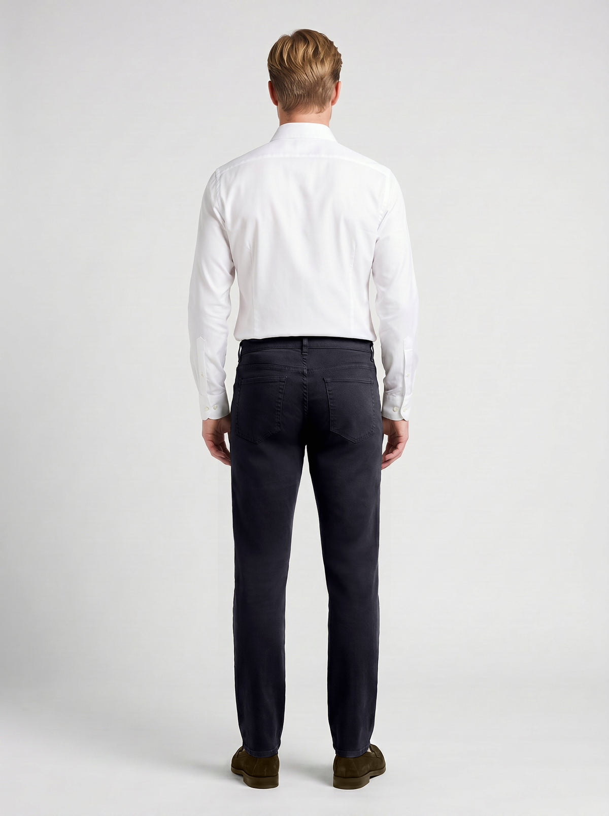 Tomasso 5 Pocket Lyocell Cotton Spandex - American Navy