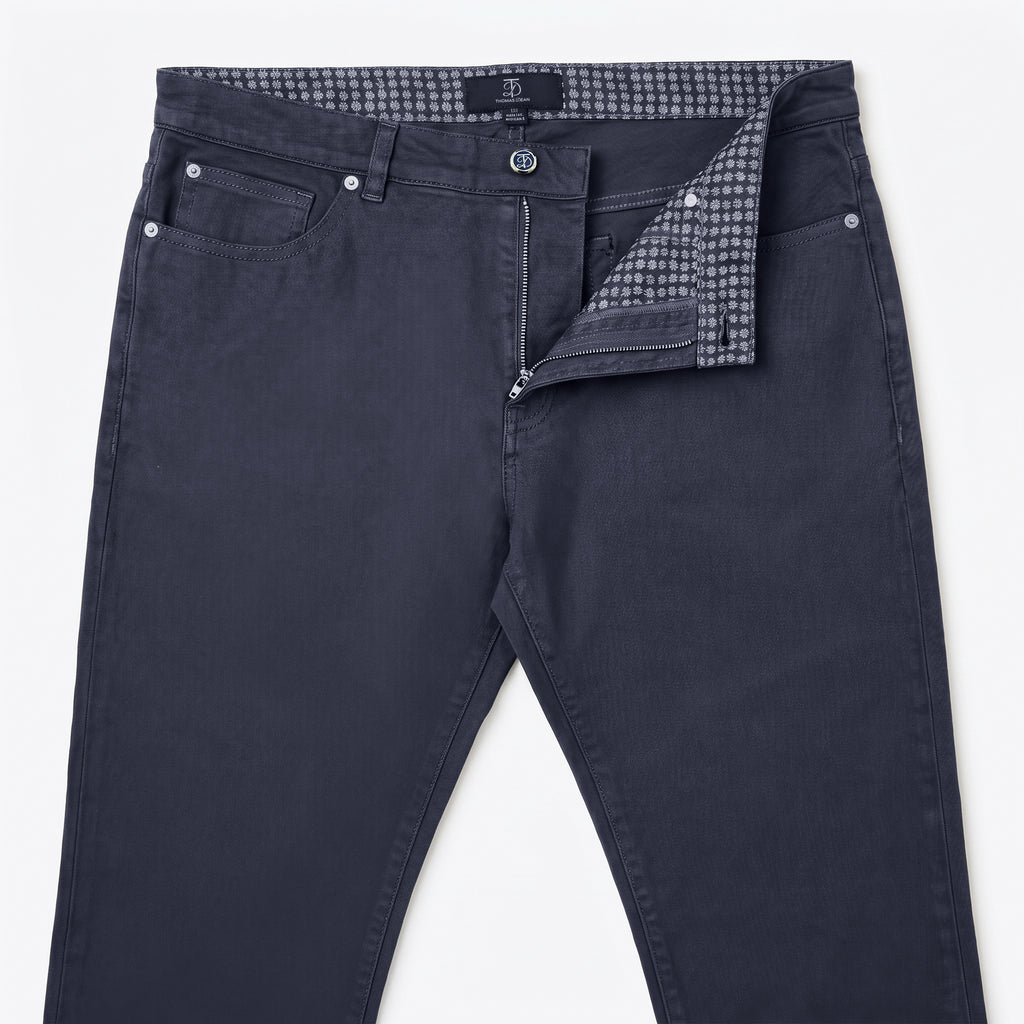 Tomasso 5 Pocket Pant Cotton Spandex - Dk Blue