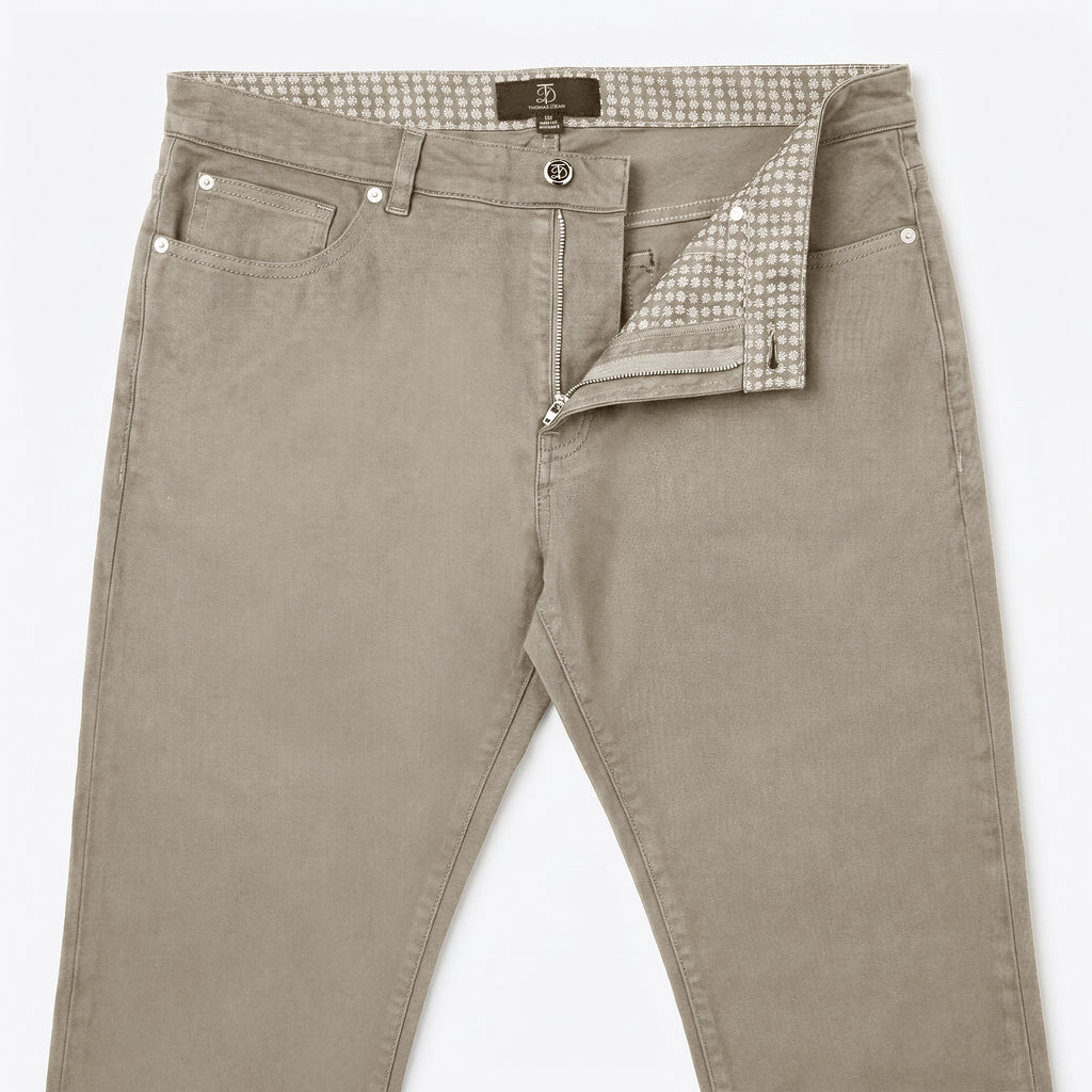Tomasso 5 Pocket Pant Cotton Spandex - Khaki