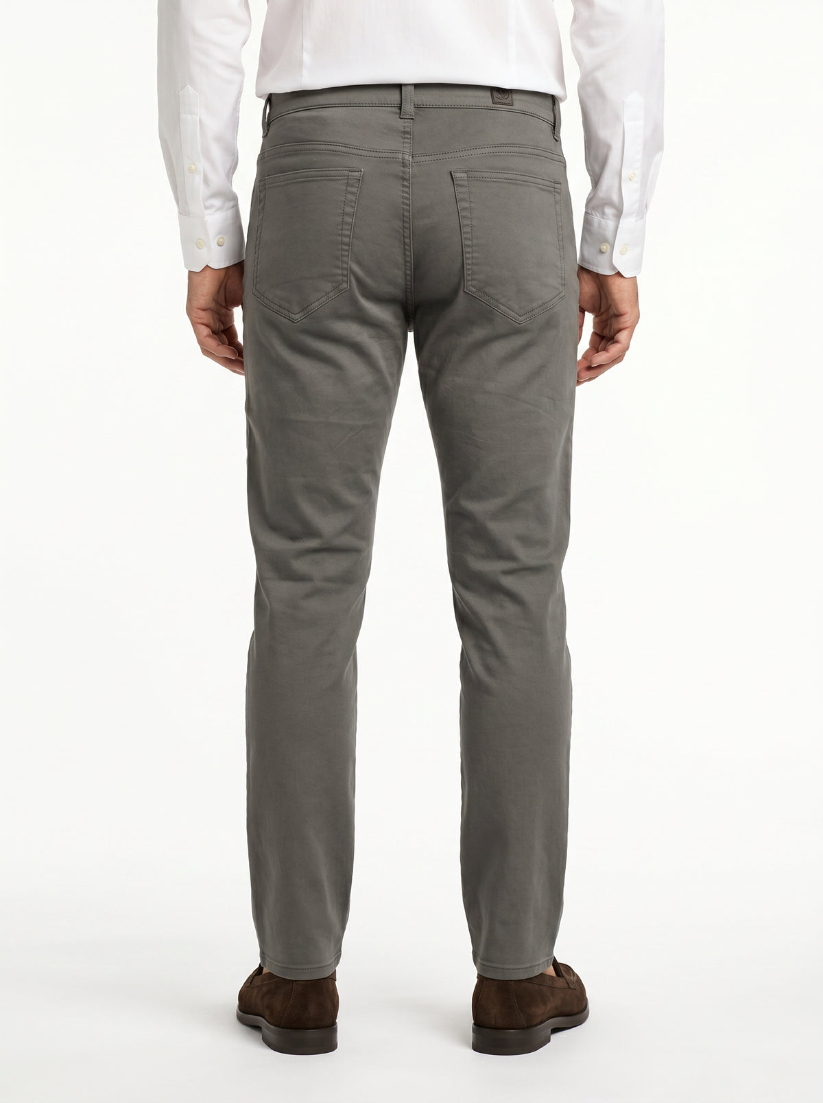 Tomasso 5 Pocket Pant Cotton Spandex - Medium Grey