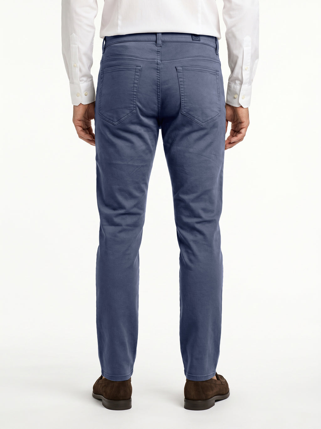 Tomasso 5 Pocket Pant Cotton Spandex - Blue Dust